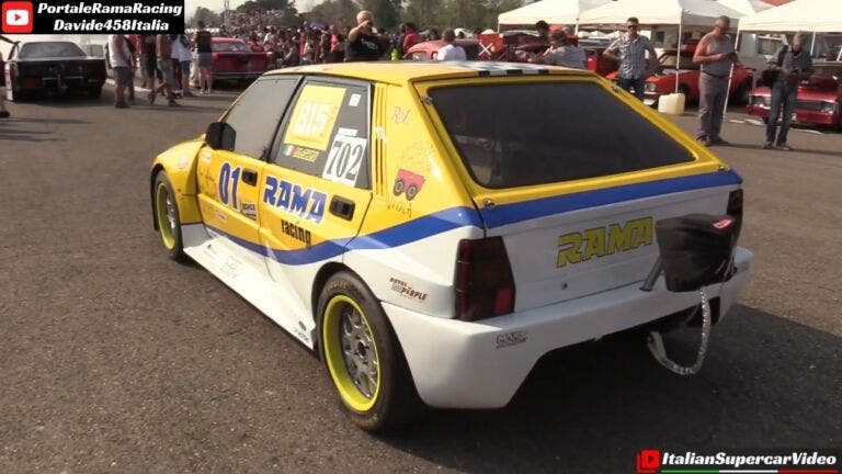 Lancia Delta Proto RR1 Evo di Rama Racing in azione sulla pista di ...