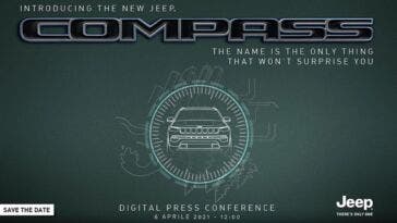 Nuova Jeep Compass Europa teaser