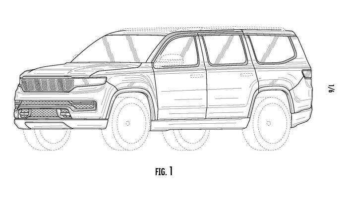 Nuovo Jeep Grand Wagoneer brevetto
