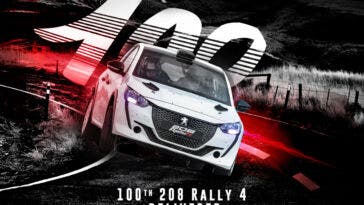 Peugeot 208 Rally4 100° esemplare