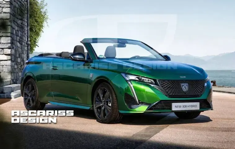 Peugeot 308 Cabrio render