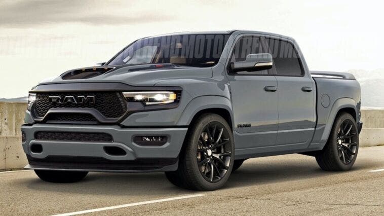 Ram 1500 TRX versione SRT render