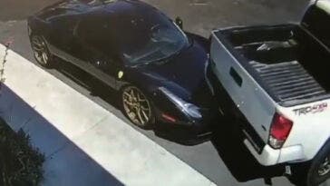 Ferrari 458 Spider incidente