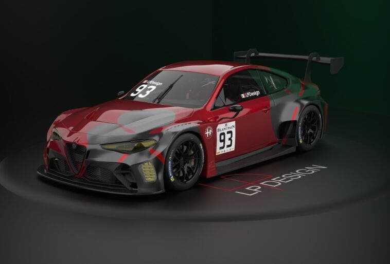 Alfa Romeo Giulia GTAm GT3 render