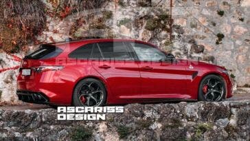 Alfa Romeo Giulia Sportwagon render