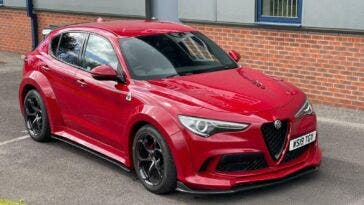 Alfa Romeo Stelvio Quadrifoglio widebody modificato