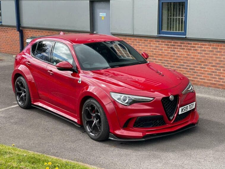 Alfa Romeo Stelvio Quadrifoglio widebody modificato