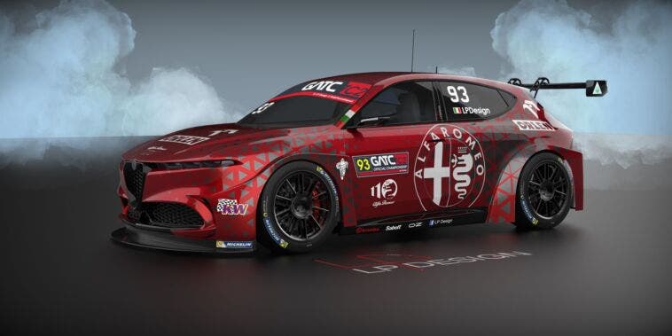 Alfa Romeo Tonale da competizione render