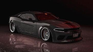 Dodge Charger SRT Hellcat coupé render