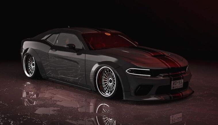 Dodge Charger SRT Hellcat coupé render