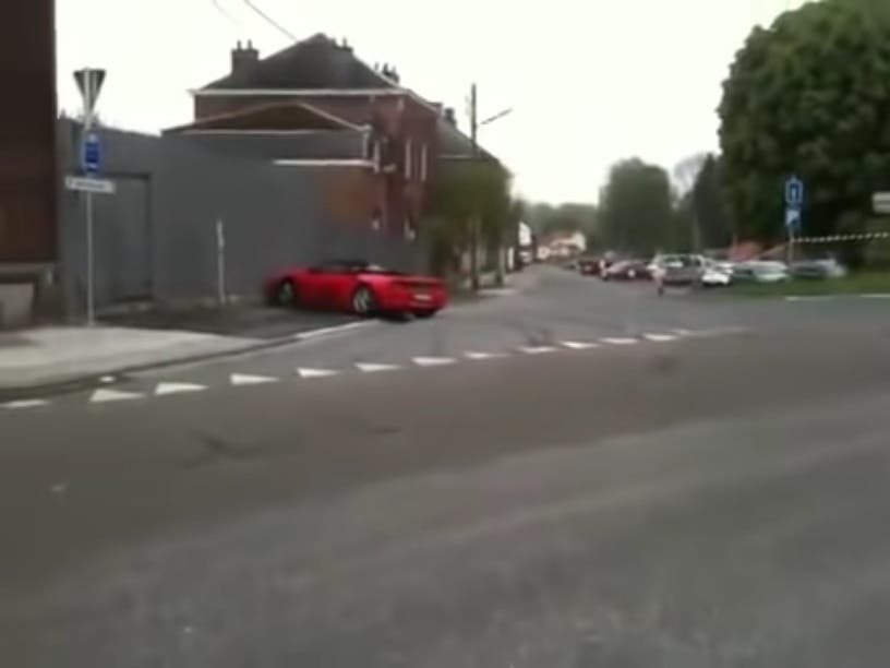 Ferrari 348 incidente