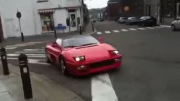 Ferrari 348 incidente