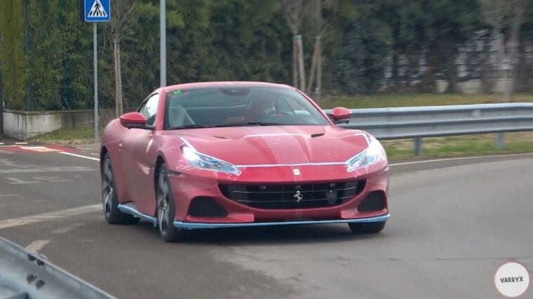 Ferrari Portofino M test Maranello