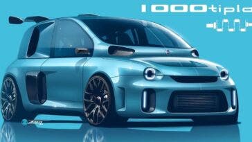 Fiat Multipla 1000 CV render