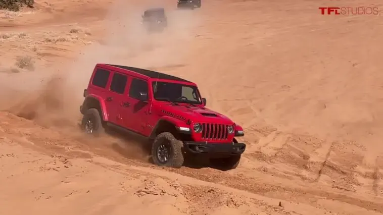 Jeep Wrangler Rubicon 392 test off-road