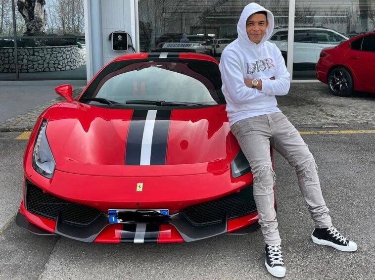 Luis Muriel Ferrari F8 Tributo