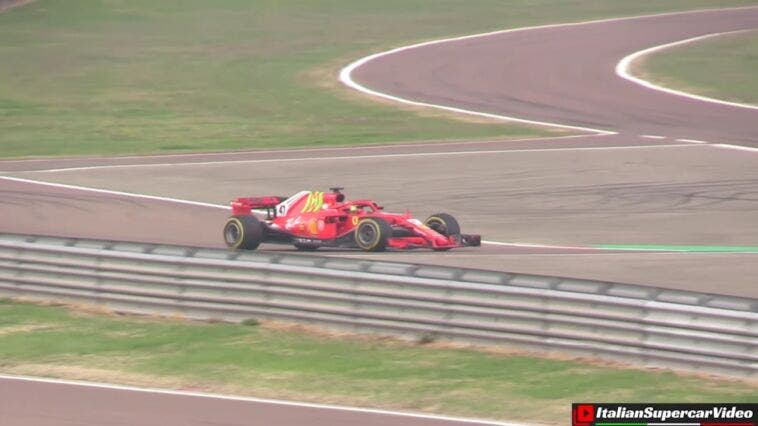 Mick Schumacher Ferrari SF71H 2018