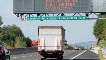 Multa Tutor con rilevamenti in due località