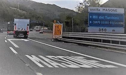 Niente pedaggio su un tratto dell’A26