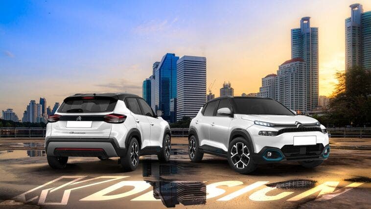 Nuova Citroën C3 Aircross Brasile render