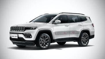Nuova Jeep Compass a sette posti render