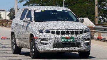 Nuova Jeep a sette posti foto spia