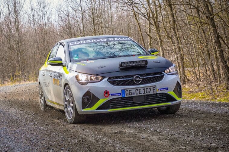 Opel Corsa-e Rally sistema audio
