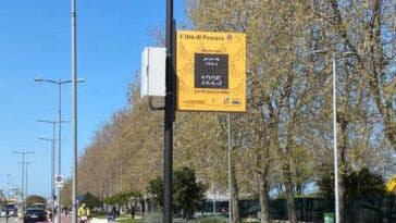 Piste ciclabili con display idea a Pescara