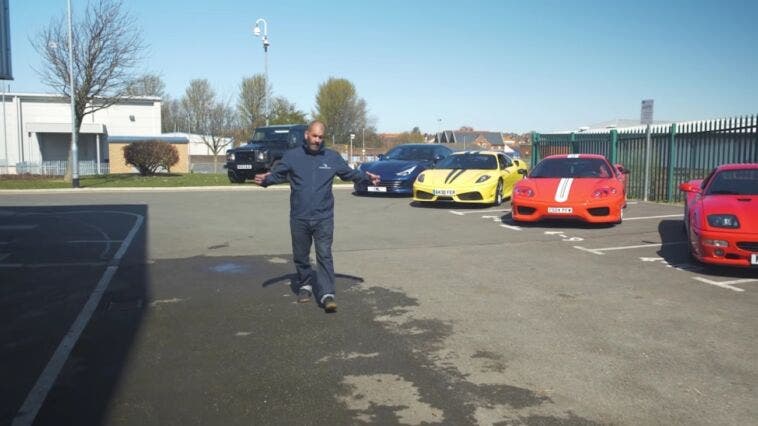 Chris Harris collezione Ferrari Porsche BMW