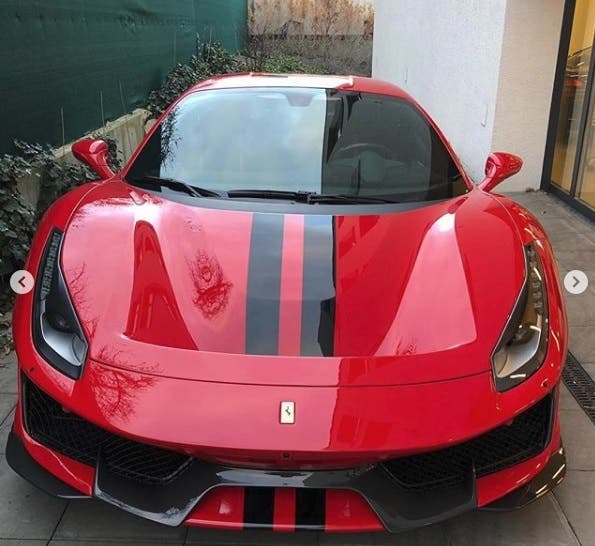 Ferrari 488 Pista Marek Hamsik