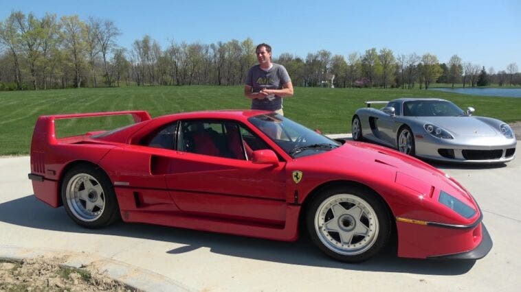 Ferrari F40 vs Porsche Carrera GT Doug DeMuro