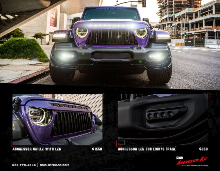 GRID Off-Road annuncia l'introduzione del nuovo GRID Aggressor Kit per Jeep Wrangler JL