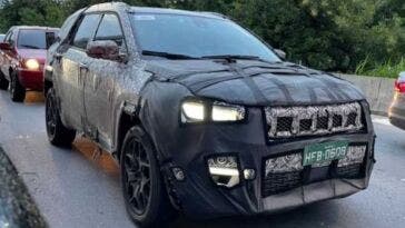 Jeep Commander 2022 ultime foto spia