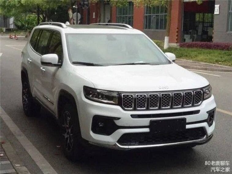 Jeep Grand Commander nuovo restyling prototipo