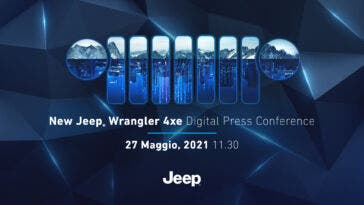 Jeep Wrangler 4xe teaser anteprima europea