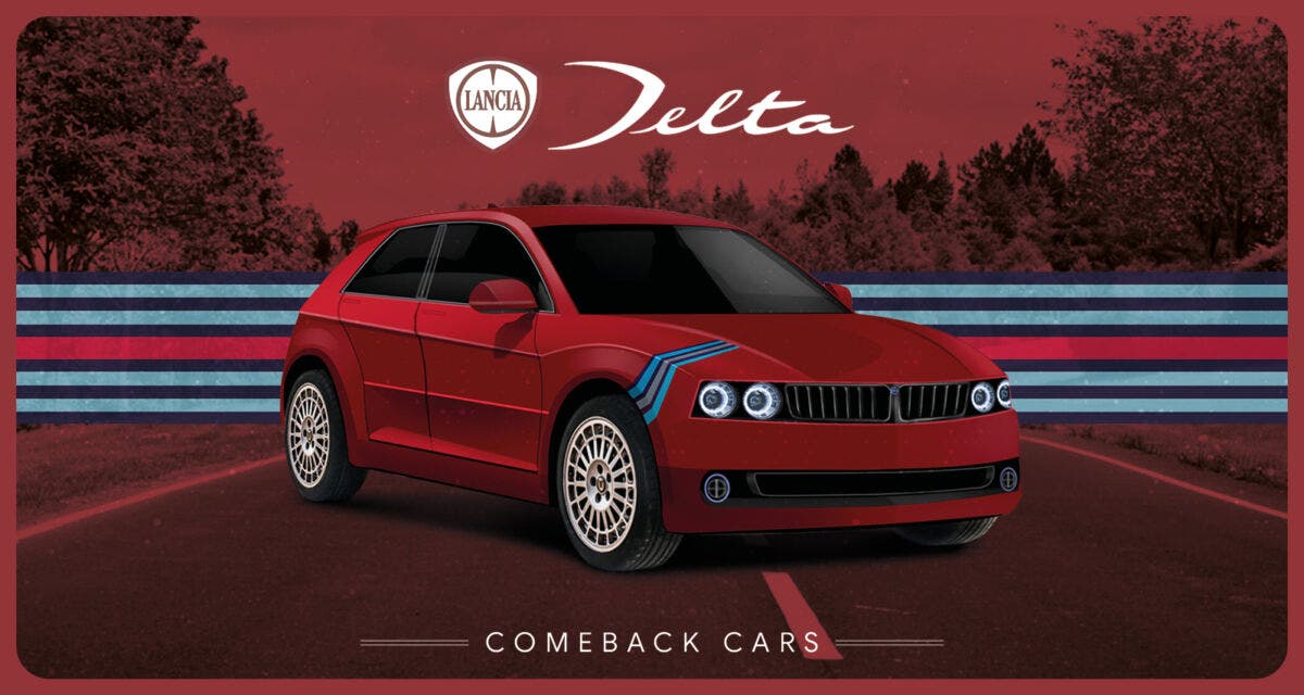 Lancia Delta WRC render