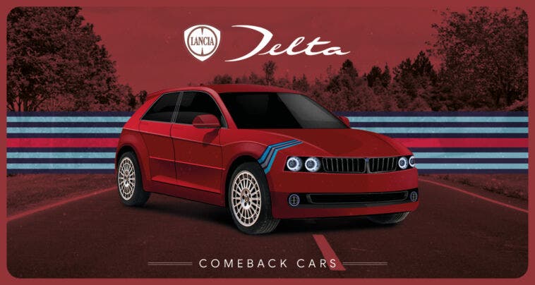 Lancia Delta WRC render