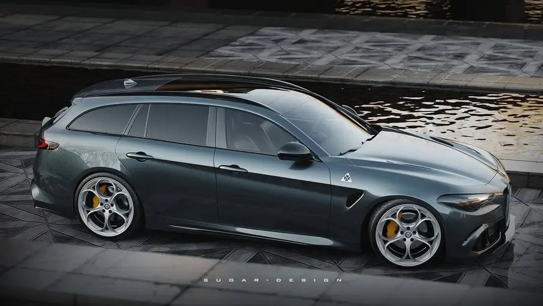 Alfa Romeo Giulia Wagon render