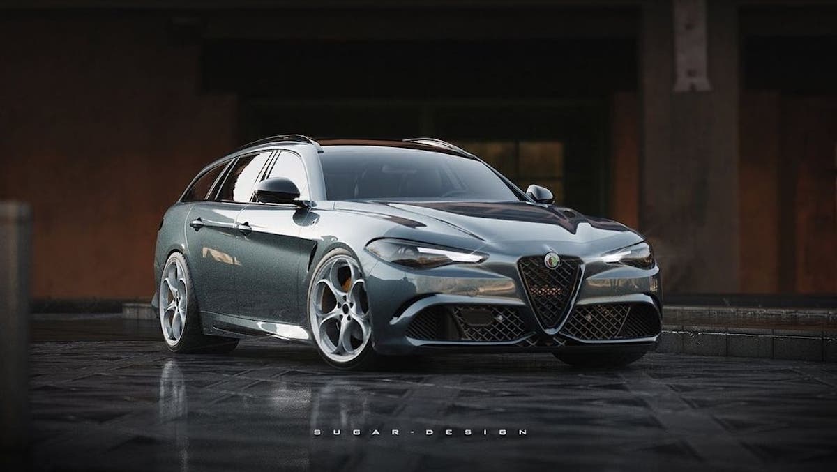 Alfa Romeo Giulia Wagon render