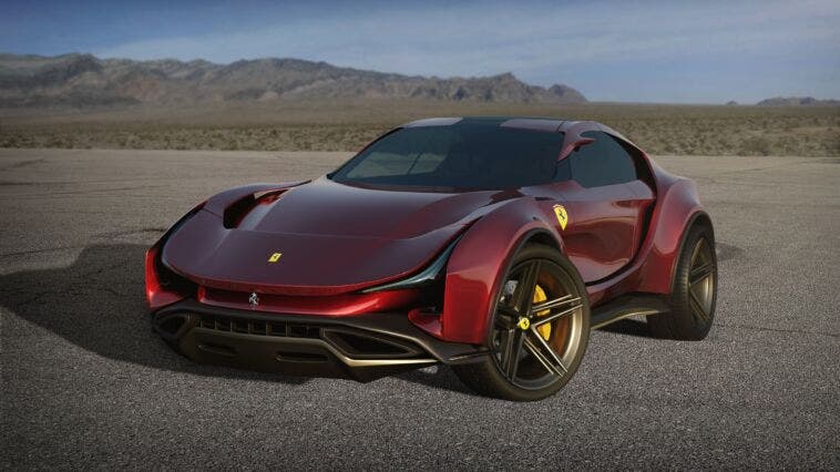 Ferrari Simoom render