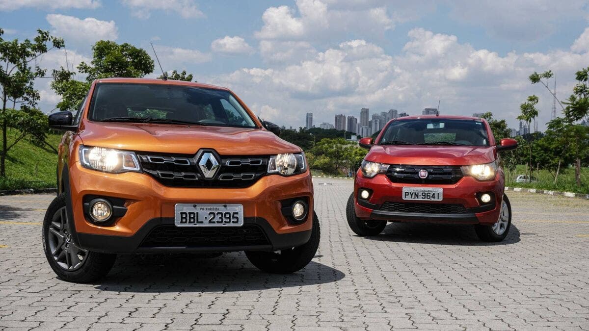 Fiat Mobi Renault Kwid