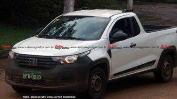 Fiat Strada Working 2022 foto spia