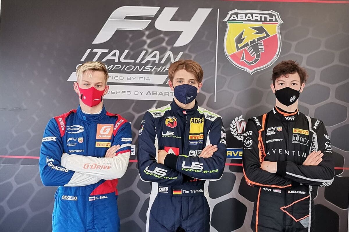 Italian F.4 Championship Powered by Abarth Misano Fornaroli Bearman