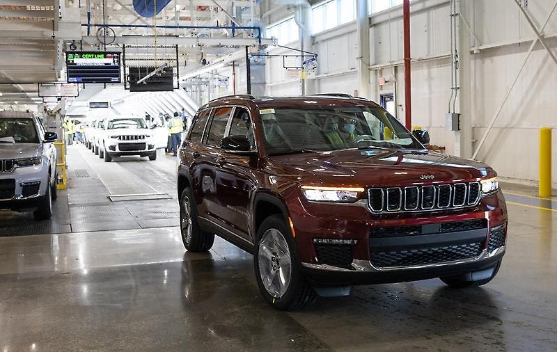 Jeep Grand Cherokee L consegne concessionarie