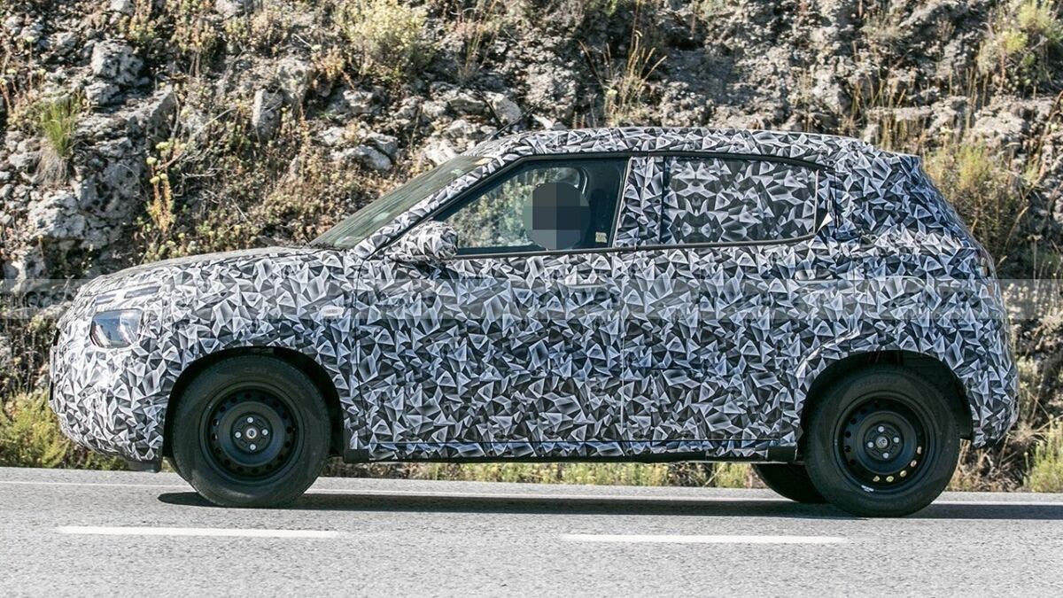 Nuova Citroën C3 foto spia Europa