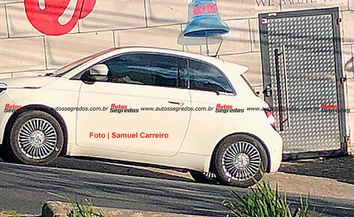 Nuova Fiat 500 Elettrica Icon test Brasile