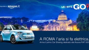 Nuova Fiat 500 Elettrica Roma LeasysGO!