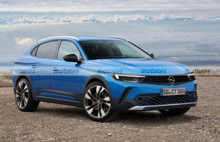 Opel Astra Cross render