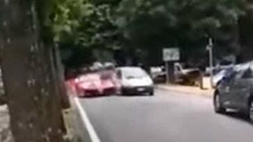 Incidente Ferrari 488 Pista
