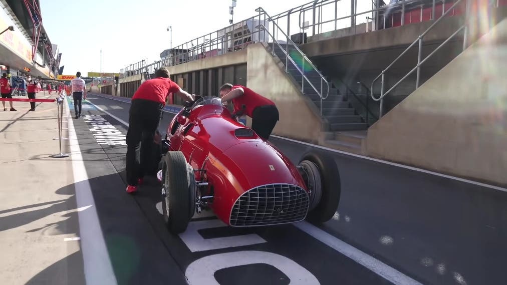 Charles Leclerc Ferrari 375 F1 Silverstone